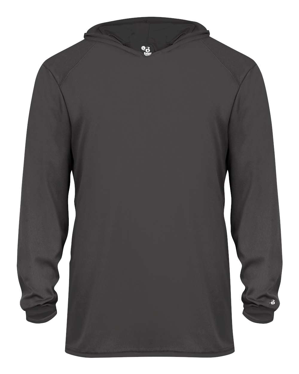 Adult Custom Long Sleeve Performance Tee With Hoodie