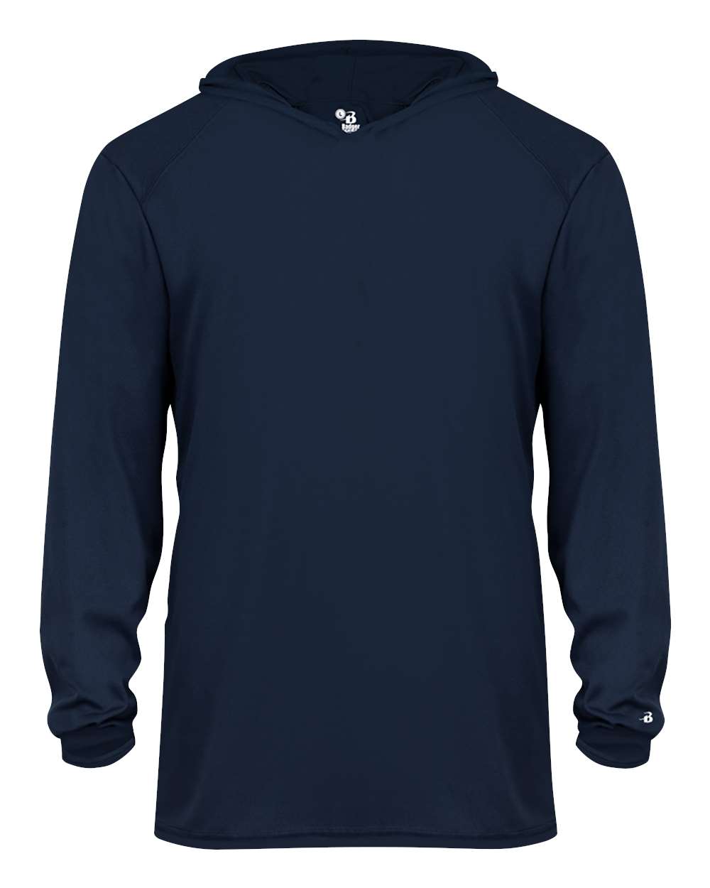 Adult Custom Long Sleeve Performance Tee With Hoodie