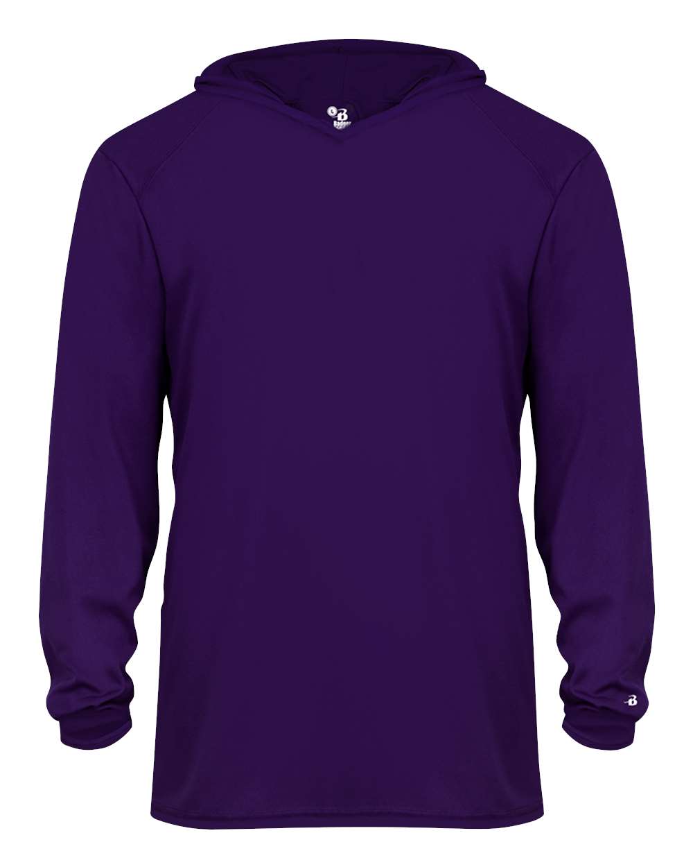 Adult Custom Long Sleeve Performance Tee With Hoodie