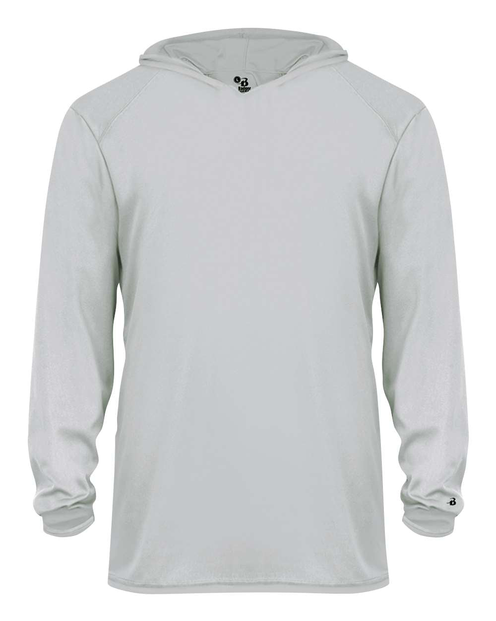 Adult Custom Long Sleeve Performance Tee With Hoodie