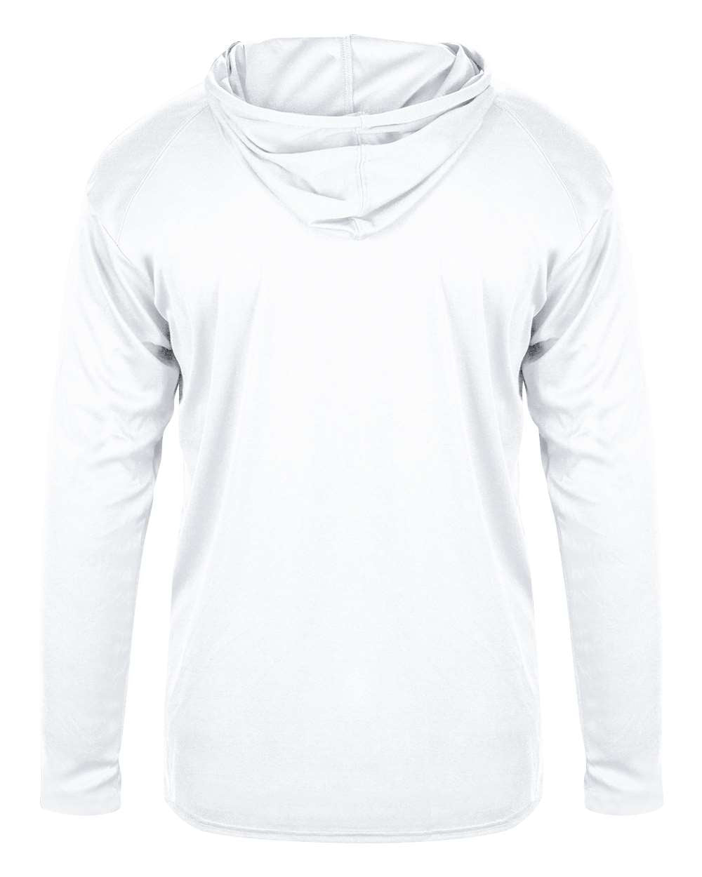 Adult Custom Long Sleeve Performance Tee With Hoodie