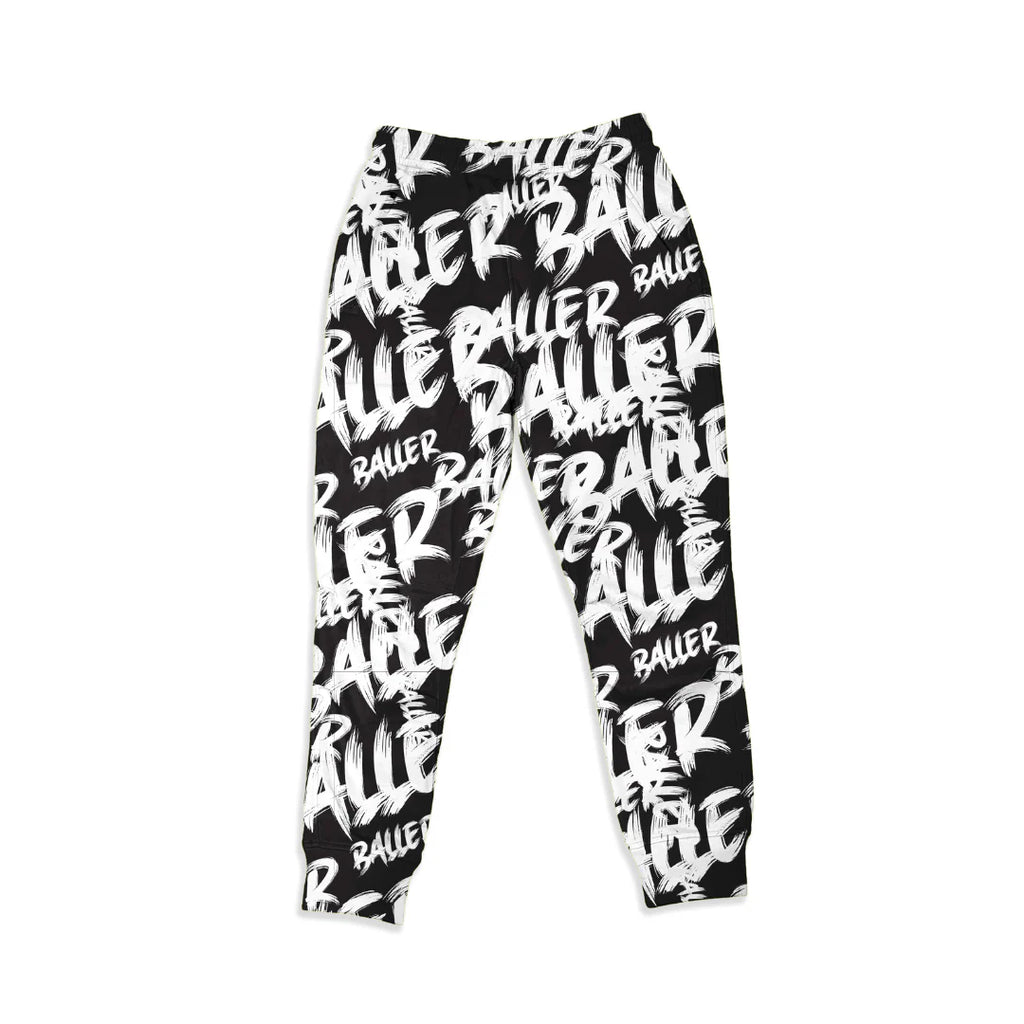 Baller Lifestyle Football Script Joggers