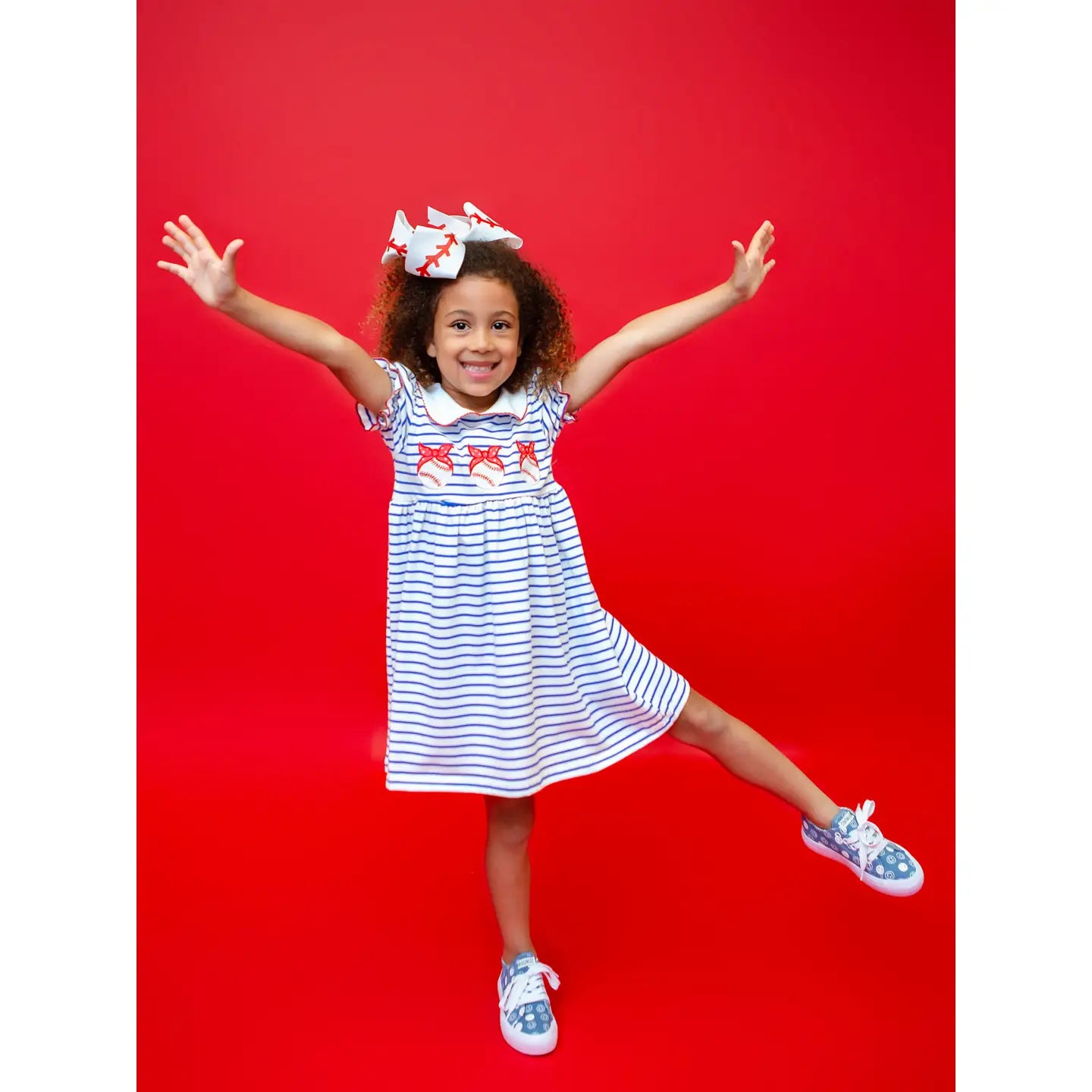 Baseball Stripes Dress