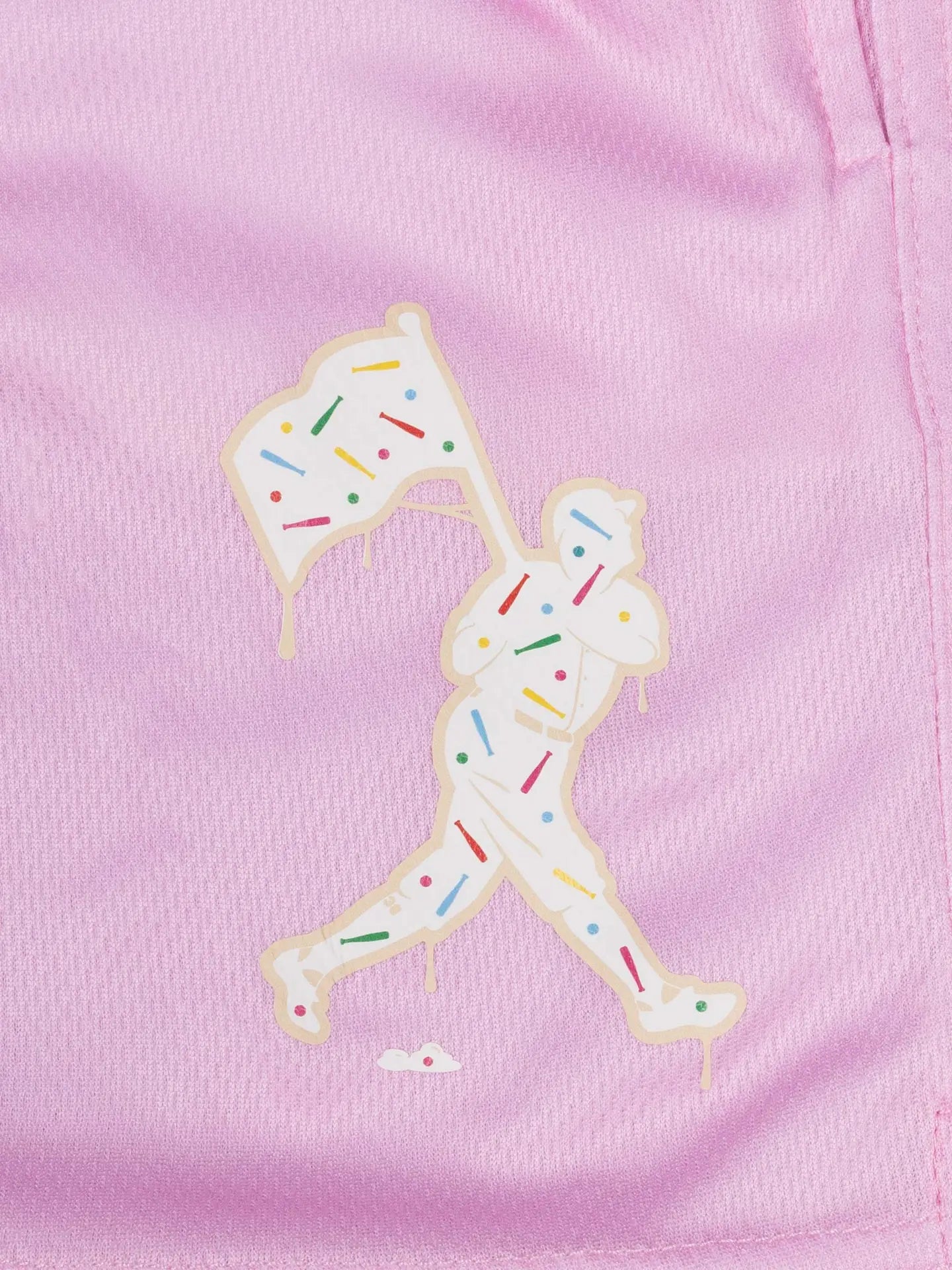 Batter Up Bakery Confetti Cupcake Diamond Air Mesh Shorts