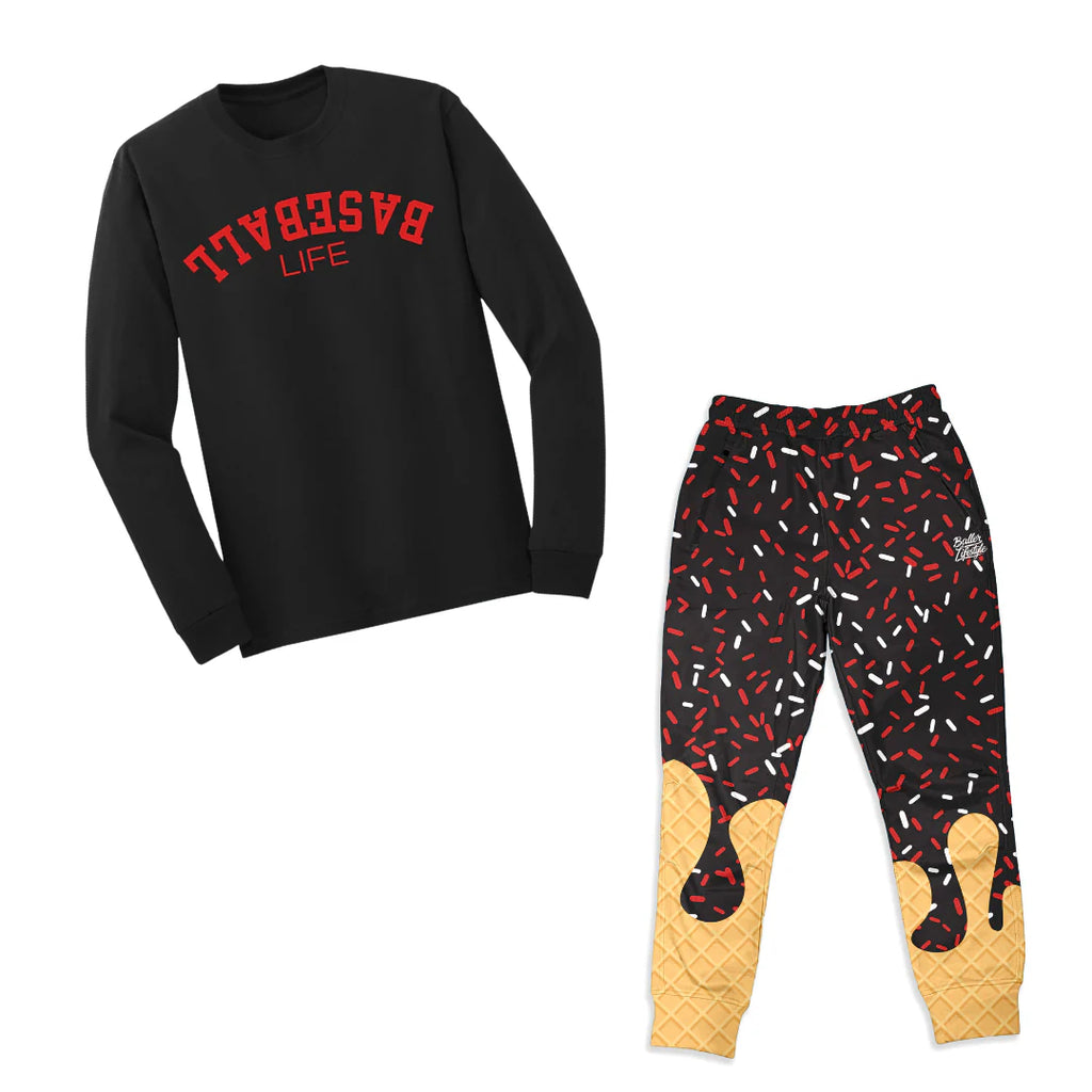 Baseball Lifestyle All Star Joggers Black