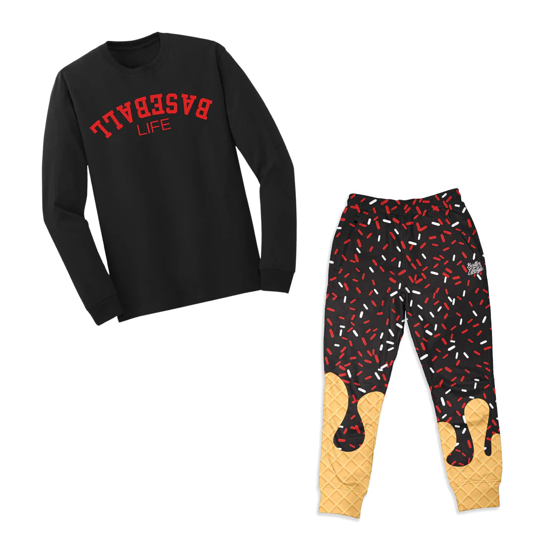 Baseball Lifestyle All Star Joggers Black