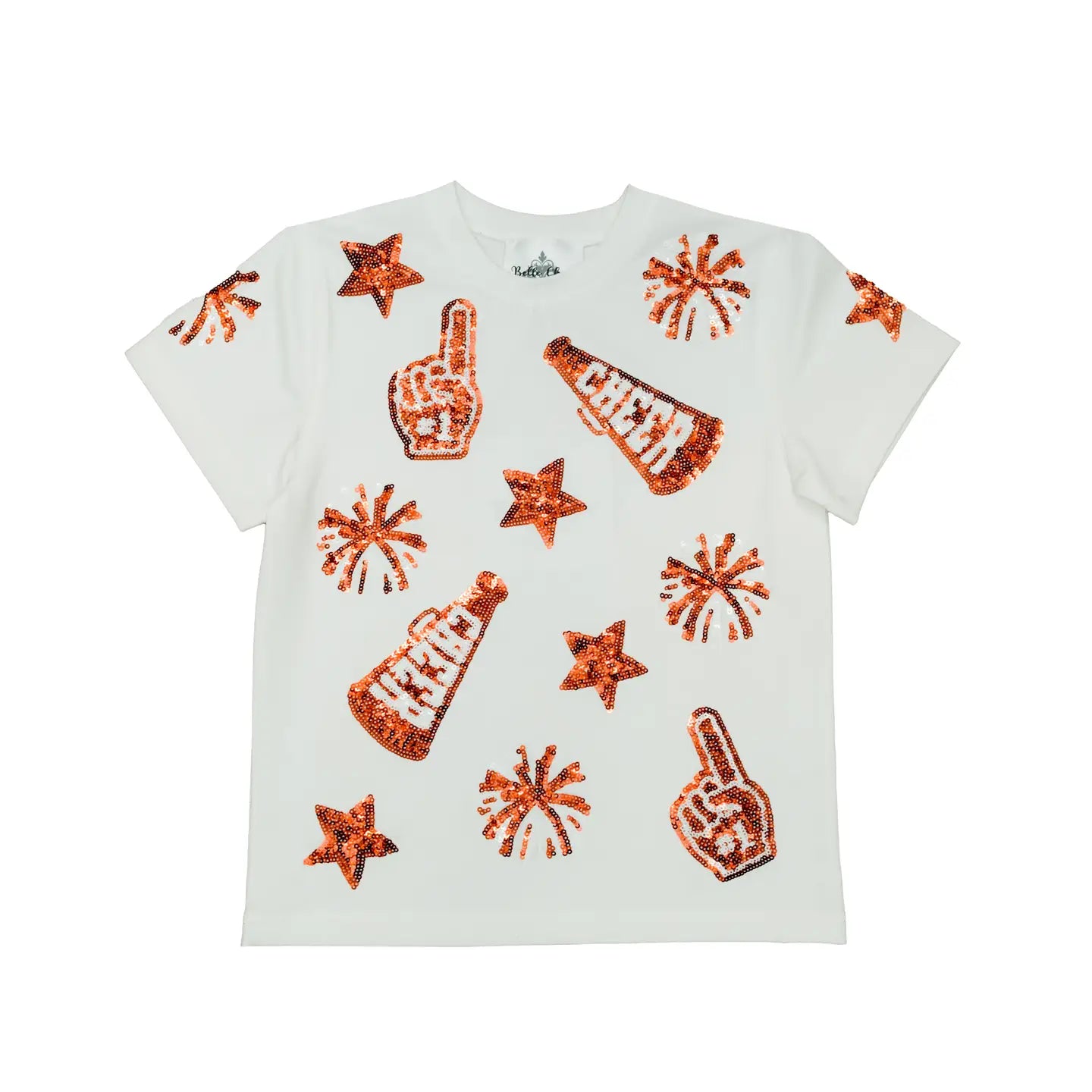 All Star Cheer Sequin Shirt navy/red