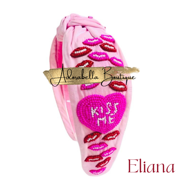Valentines Beaded Headbands