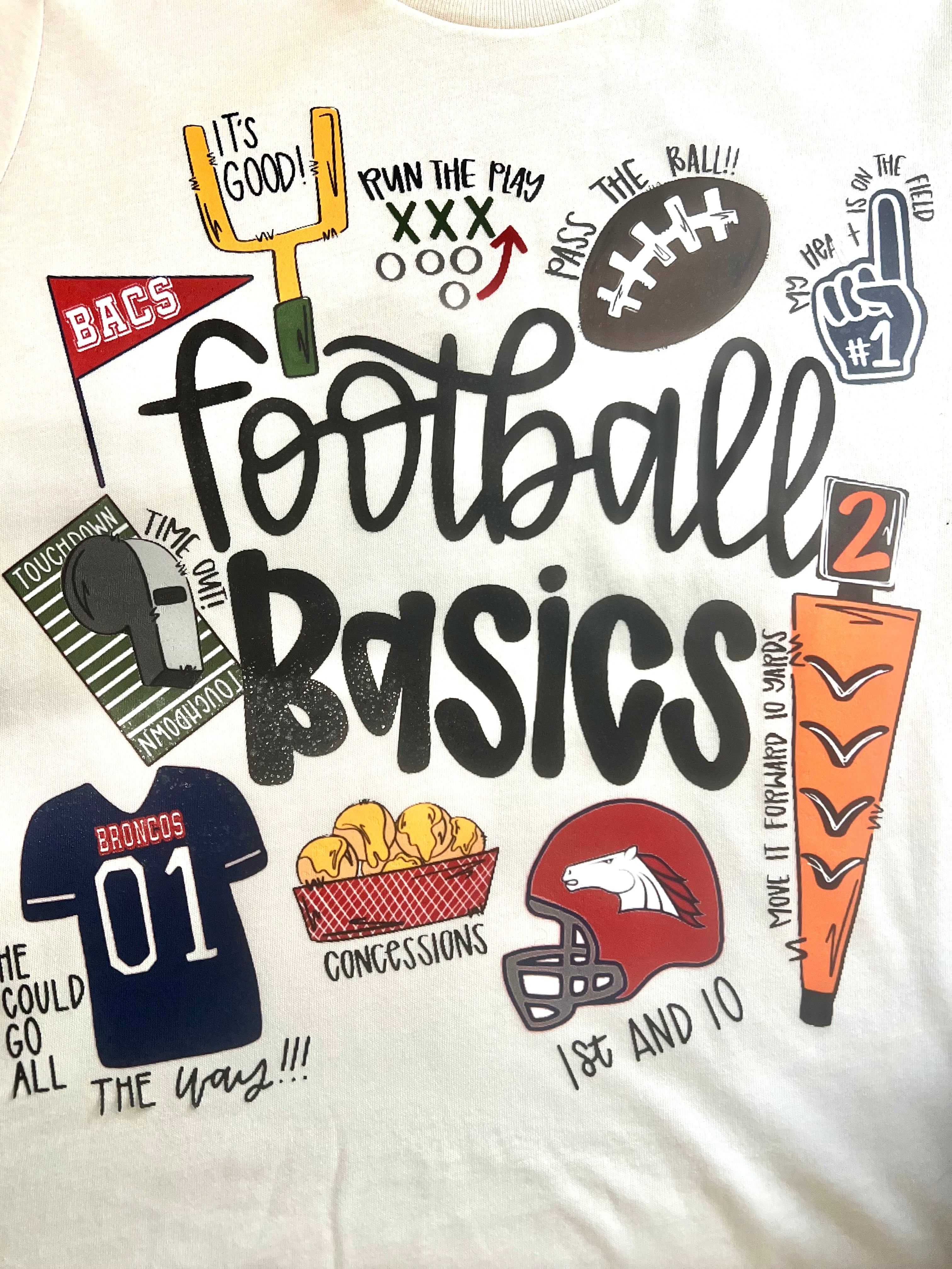 Boys All Things Football Tee
