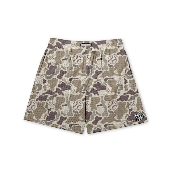 Camo Baseball Shorts