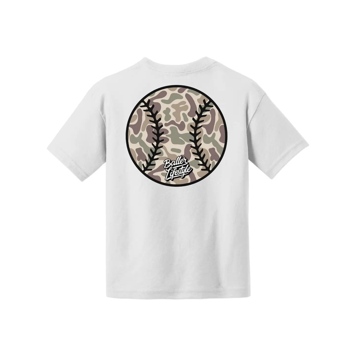 Camo Baseball Long Sleeve Tee