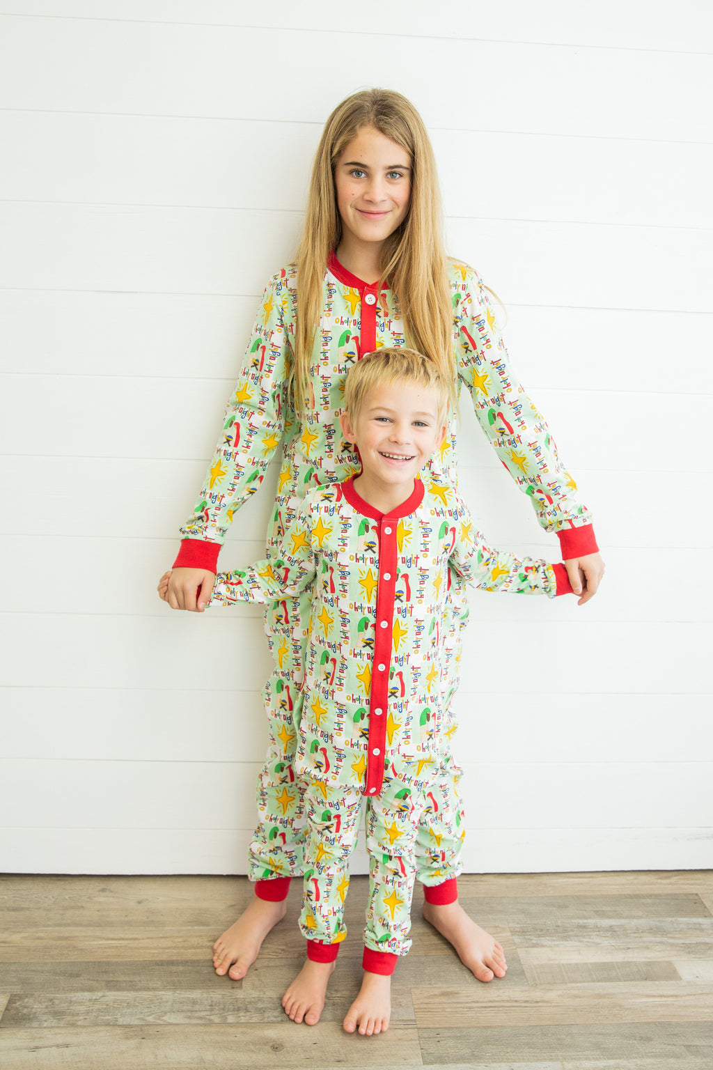 Oh-Holy Night Youth Family Matching Pajamas