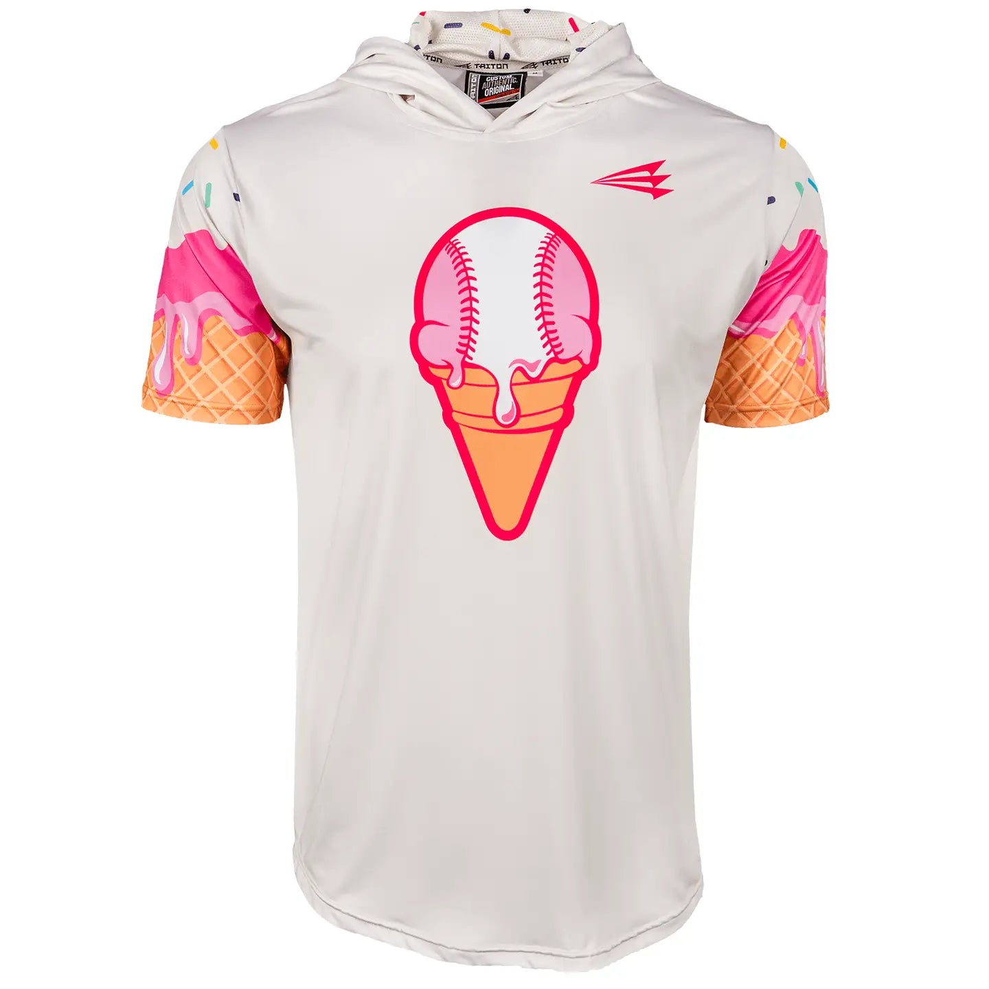 Cream City Baseball Ice Cream Hypermax Short Sleeve Hoodie