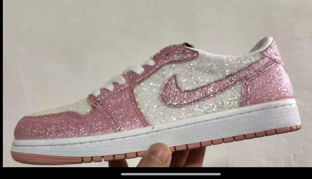 Glitter Inspired Tennis Shoes Pre Order