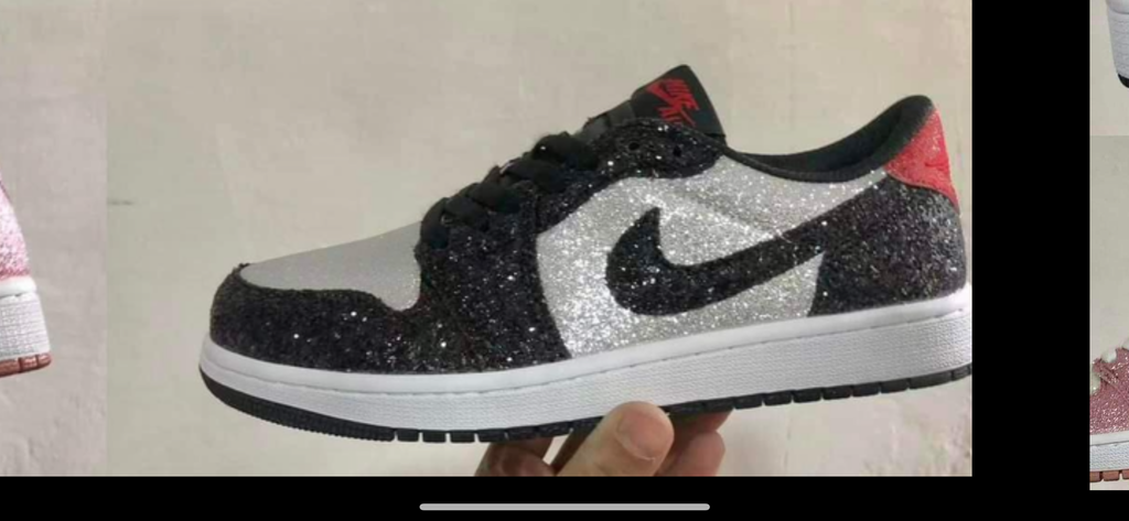 Glitter Inspired Tennis Shoes Pre Order