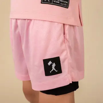 Diamond Air Liner Mesh Training Shorts (Pink)