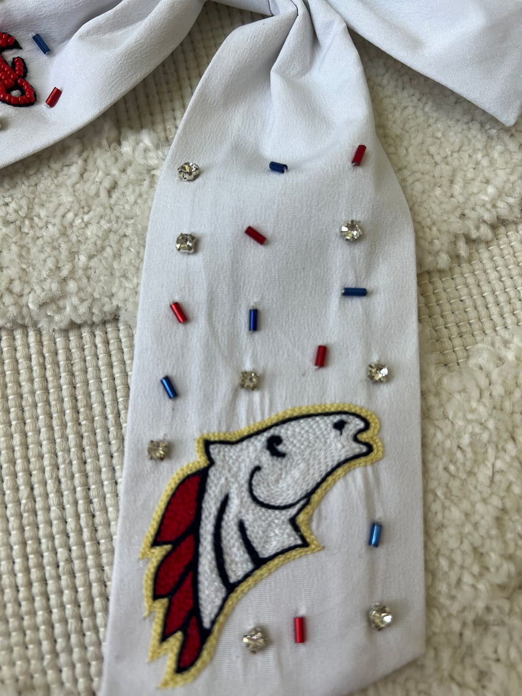Custom Game Day Beaded Bows