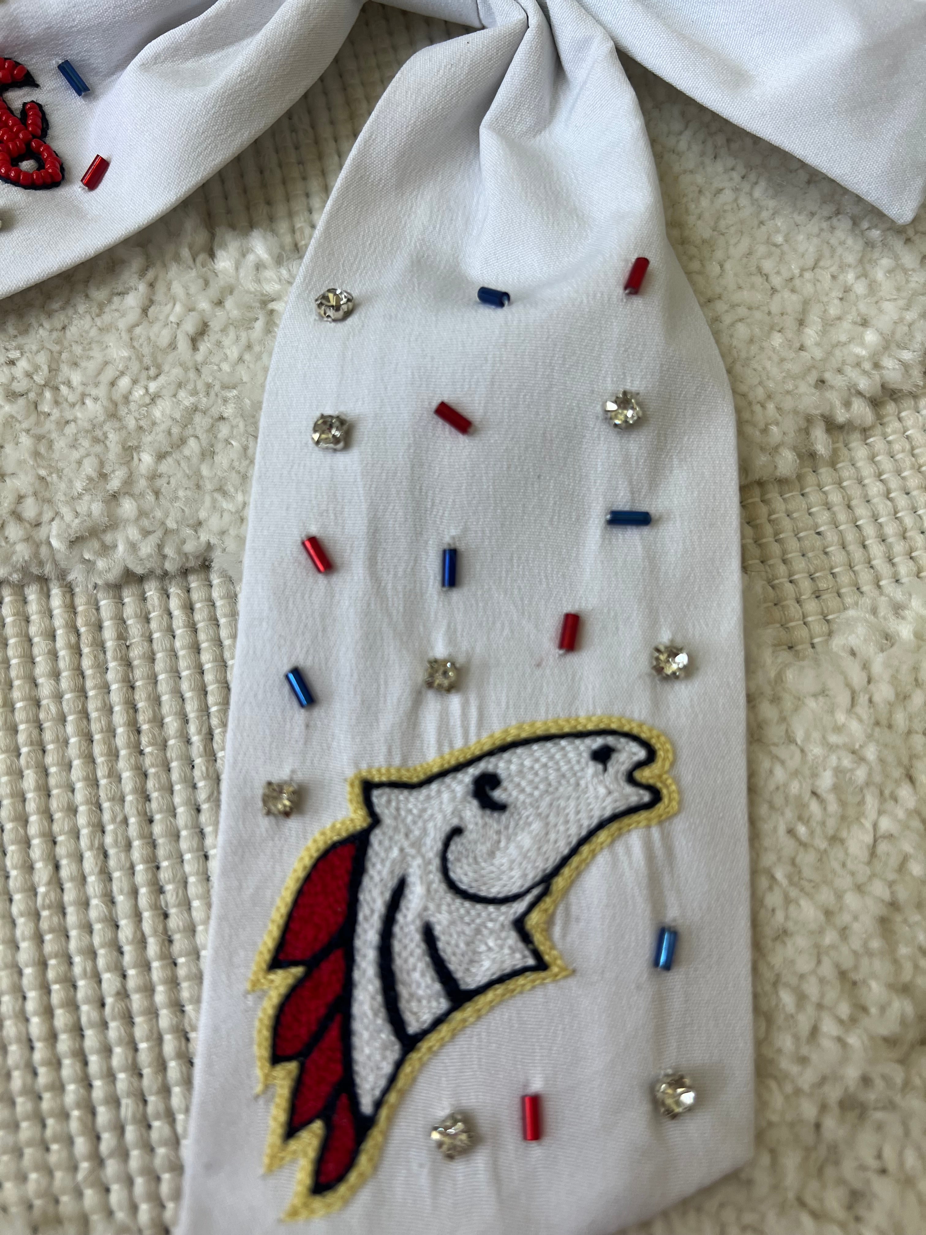 Custom Game Day Beaded Bows