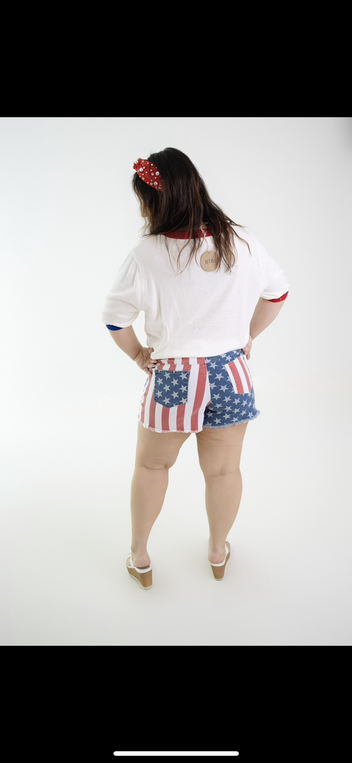 4TH OF JULY SPARKLE SHORTS