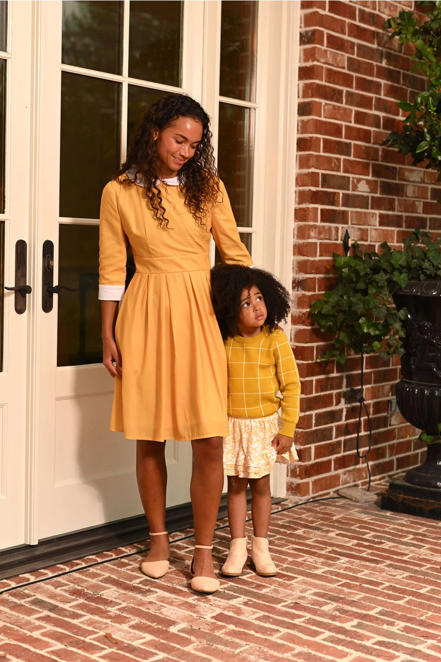 Fall Clothing 2024 - Mini Emerson Sweater - Amber Windowpane