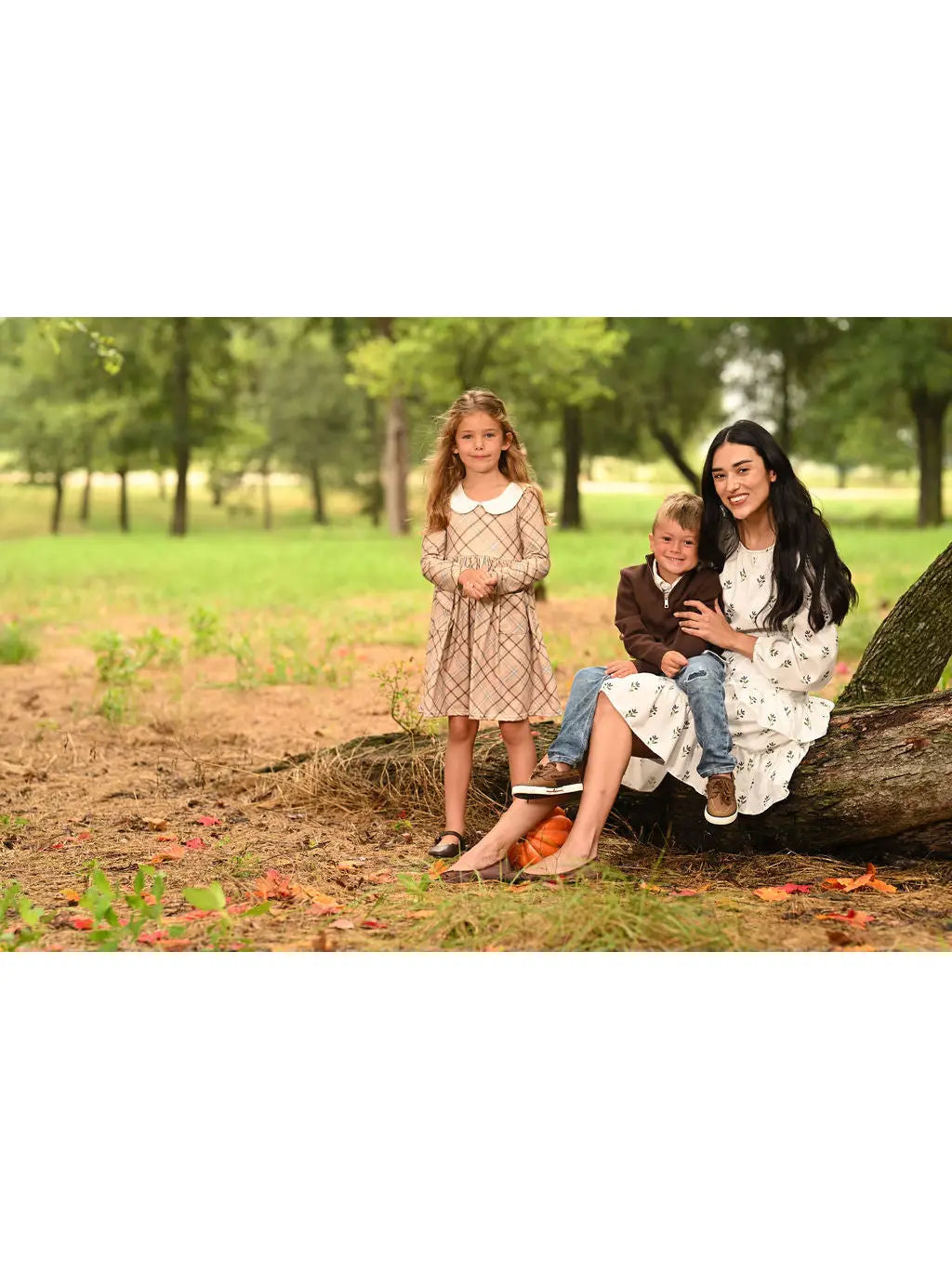 Fall Dresses 2024- Kids- Claire Twirl - Fall Plaid