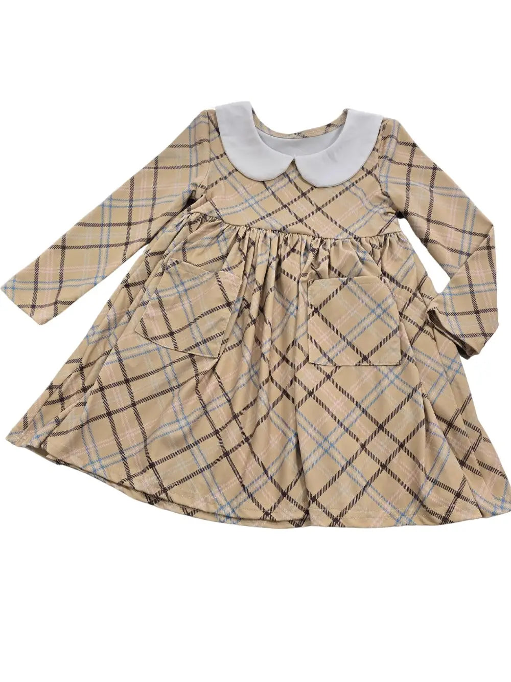 Fall Dresses 2024- Kids- Claire Twirl - Fall Plaid