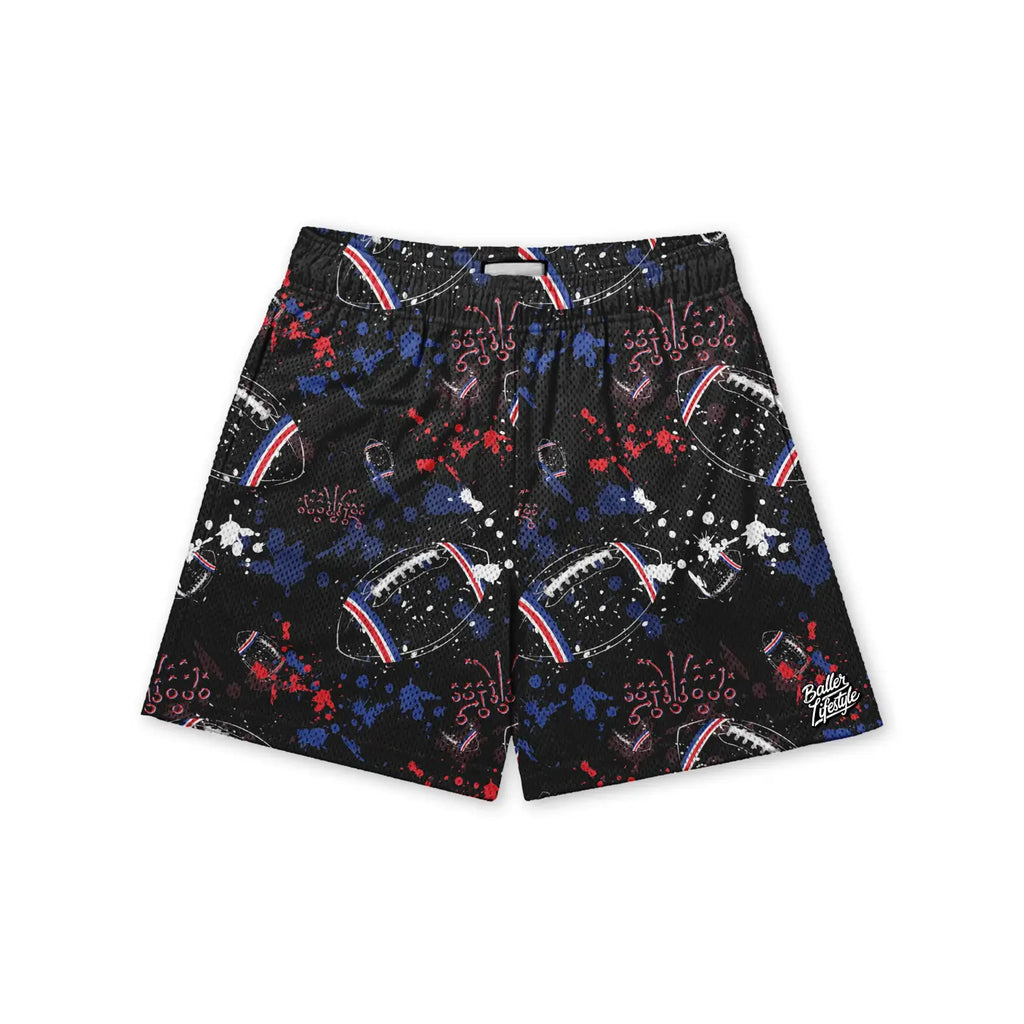 Retro Football Drip Shorts