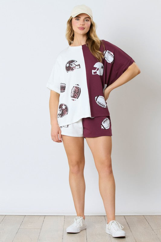 Game Day Color Block Shorts PRE-ORDER