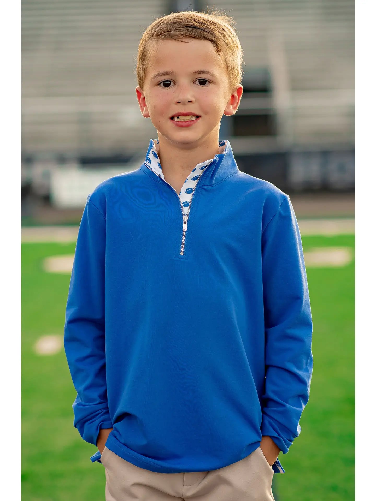 Boy's Game Day Quarter Zip
