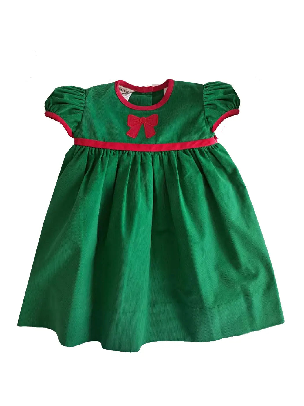 Girl's  Bows Again Applique Dress