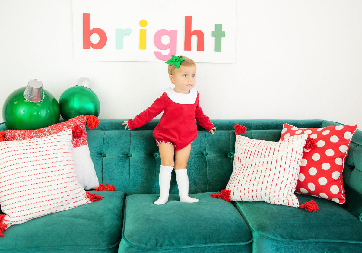 Girls Long Sleeve Bishop Bubble