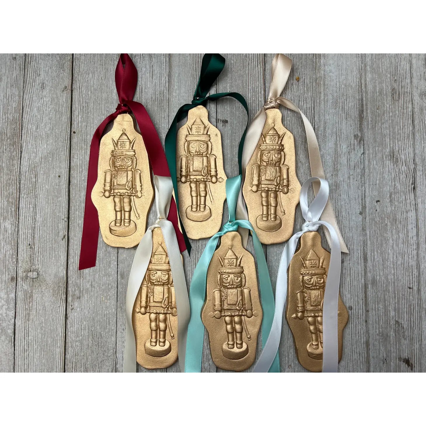 Gold Nutcracker Ornaments