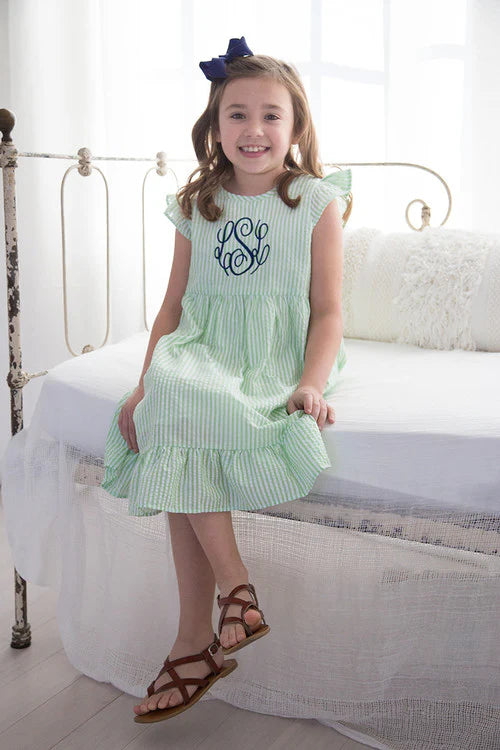 Girl's Seersucker Dress