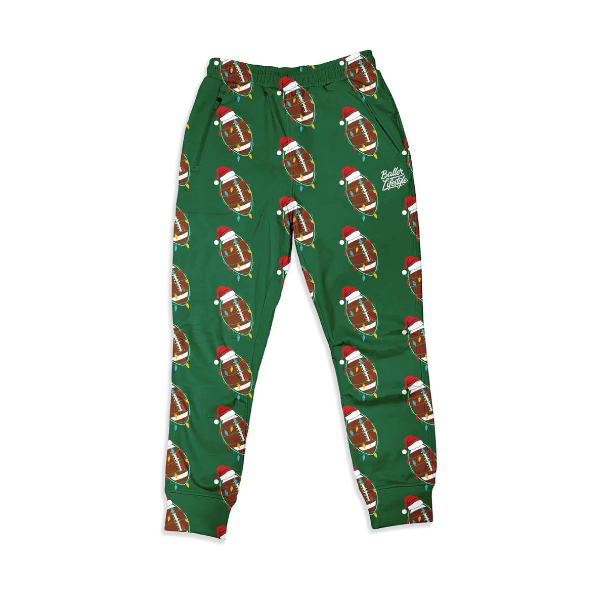 Holiday Baller Lifestyle Football Joggers
