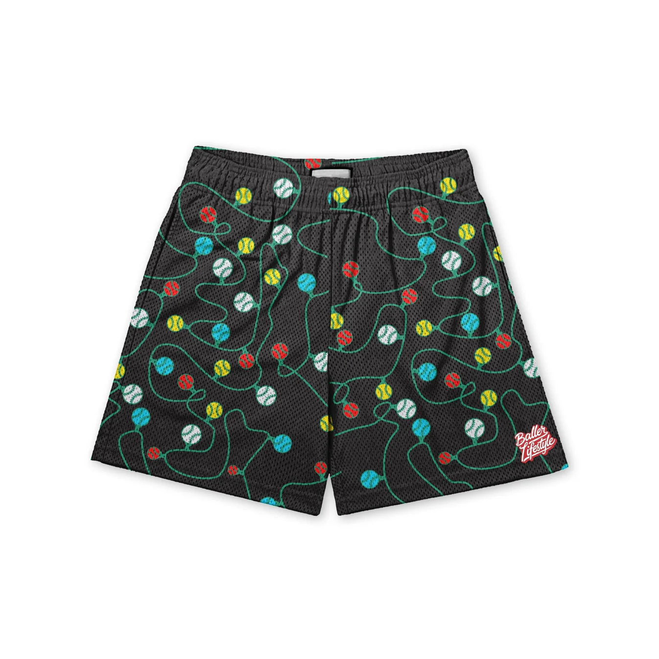 Holiday Festive Baseball Shorts