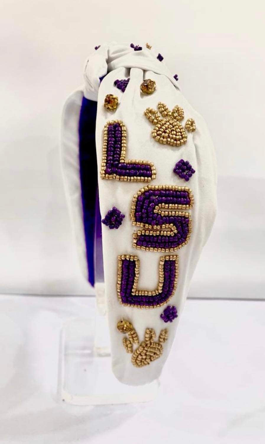 Game Day Custom Beaded Headbands