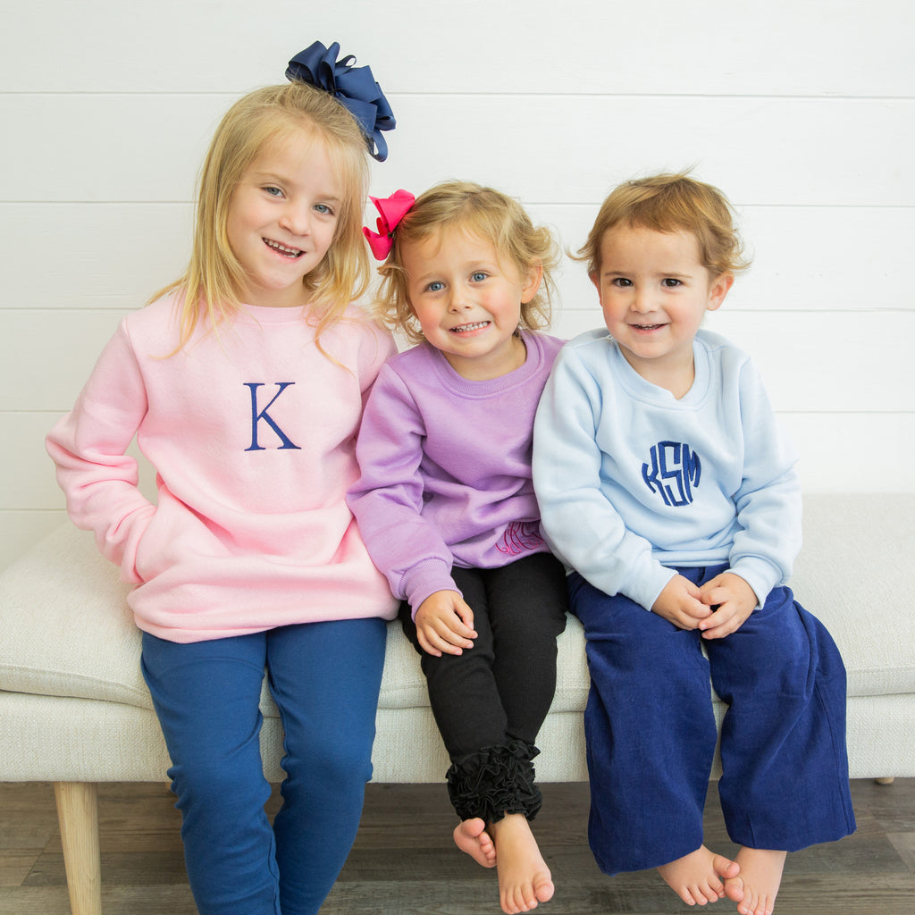 Youth Monogrammed Sweatshirt