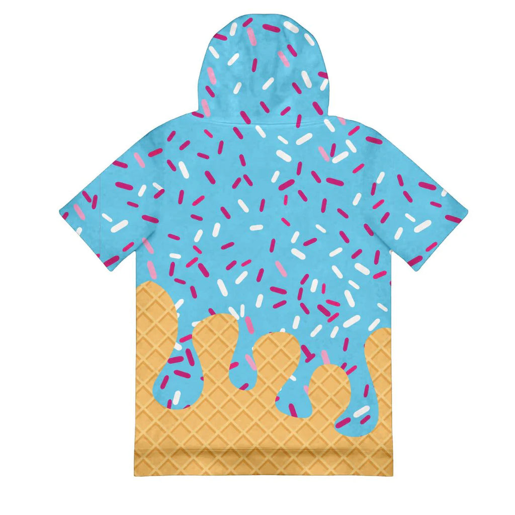 Baseball Lifestyle Drip Hoodie Light Blue