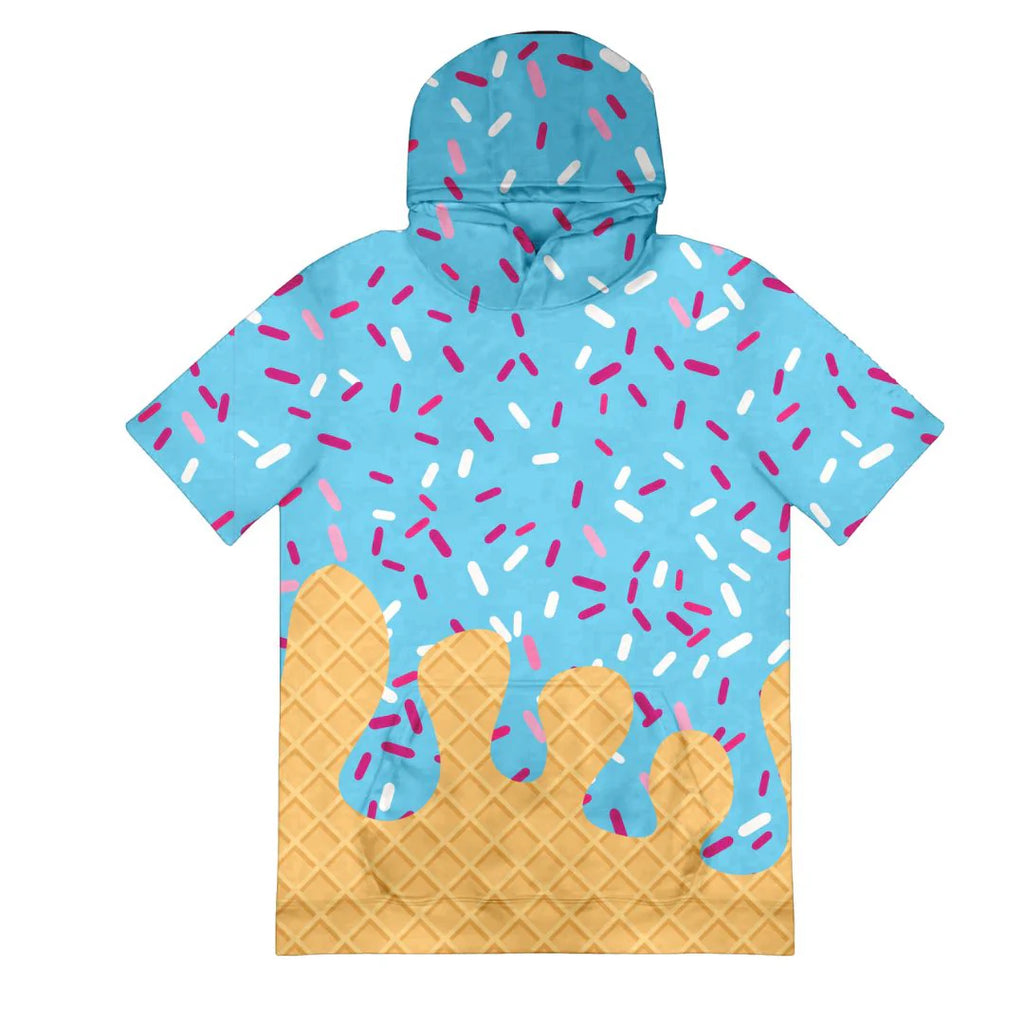 Baseball Lifestyle Drip Hoodie Light Blue