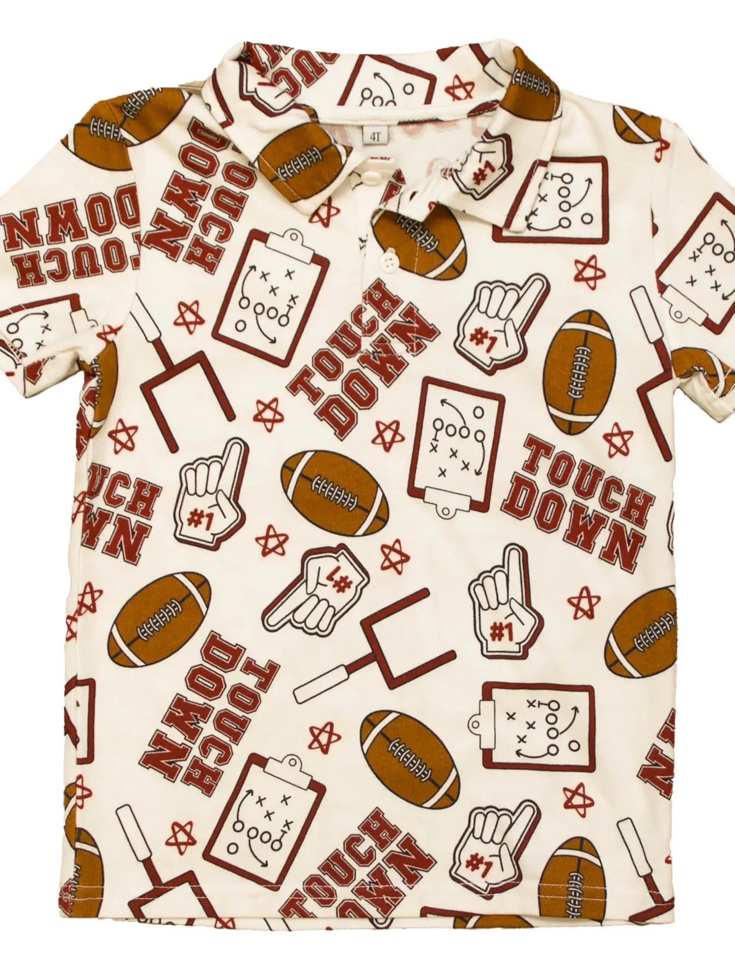 Boy's Royal Touchdown Kid Polo