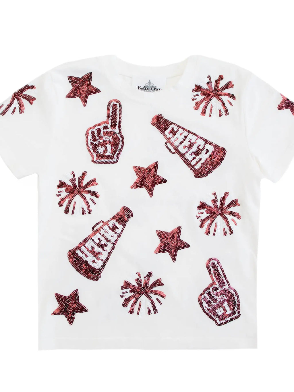 Game Day Glamour Sequin Cheer Shirt