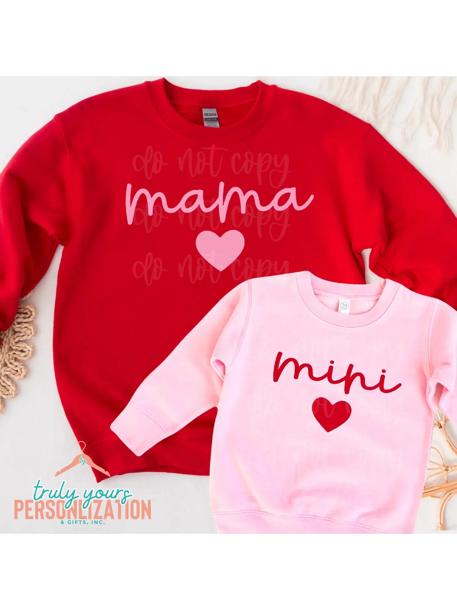 Matching Valentine's Sweatshirts - Mama (Adult)