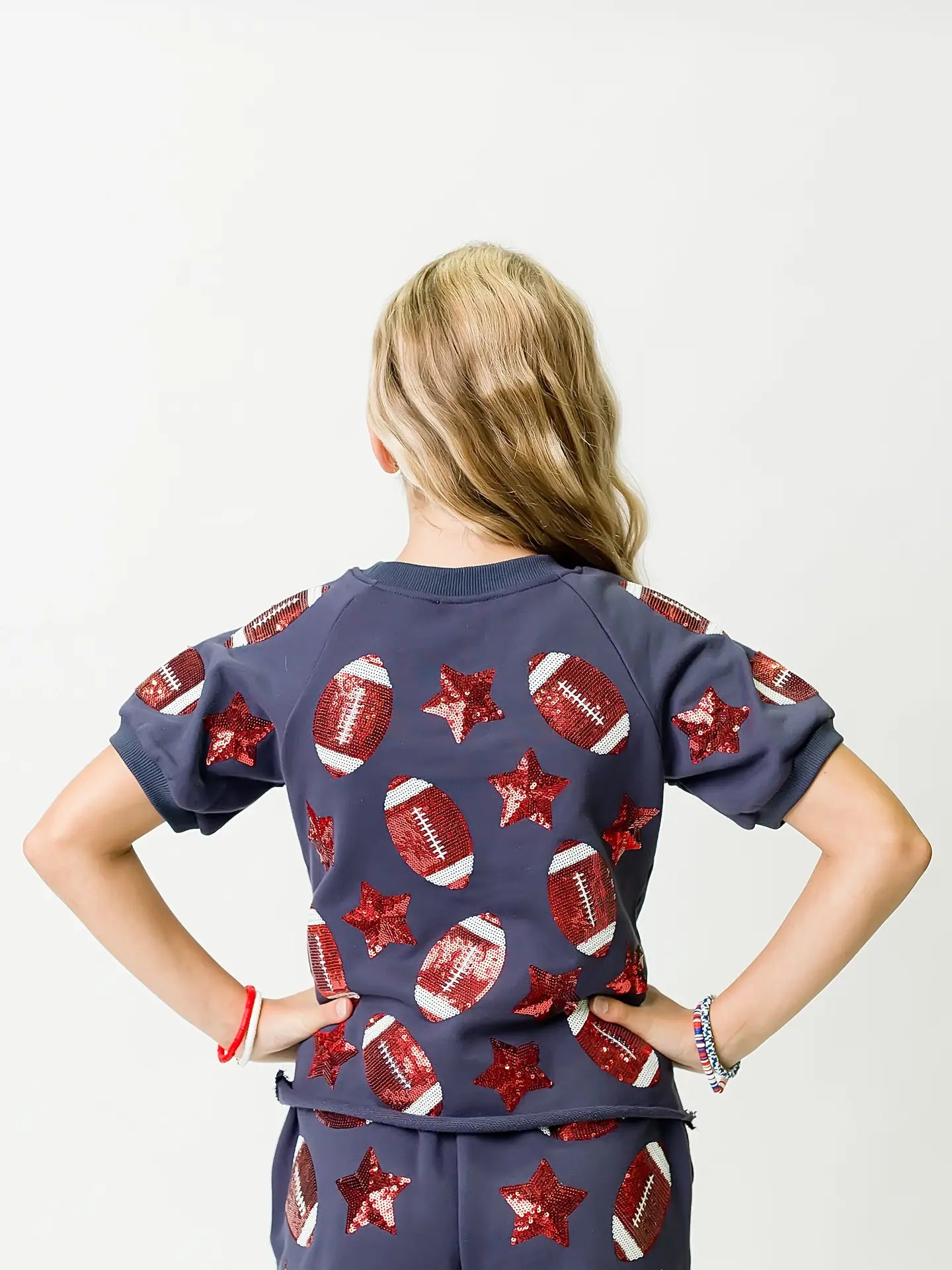 Girl's Football VIP Sequin Shorts