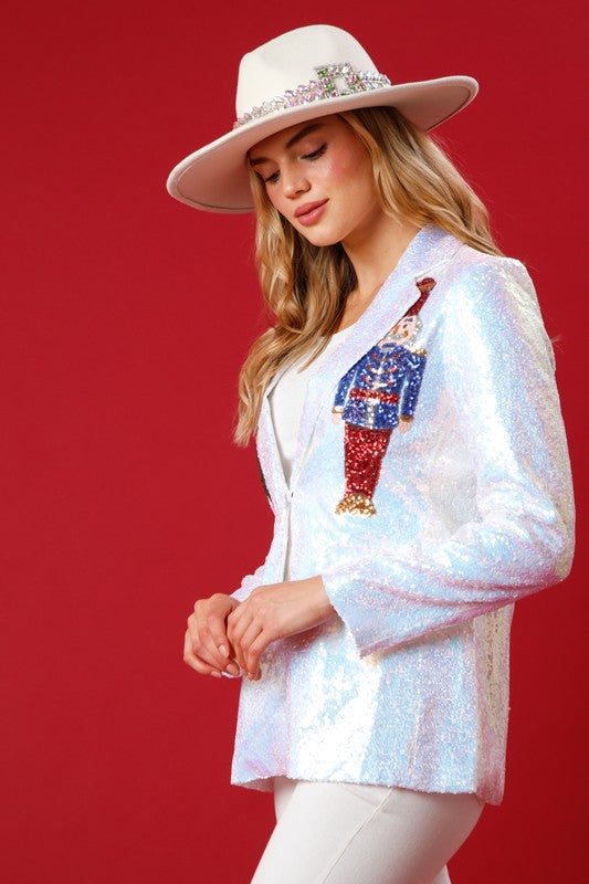 Nutcracker Sequin Blazer