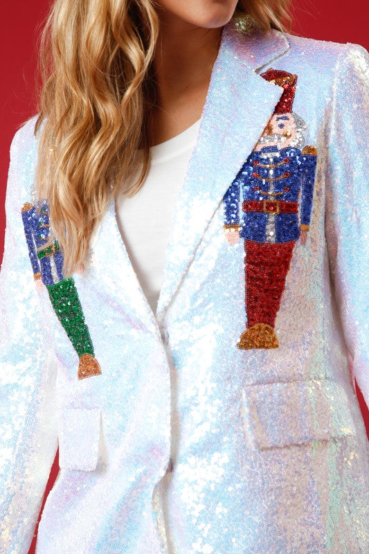 Nutcracker Sequin Blazer