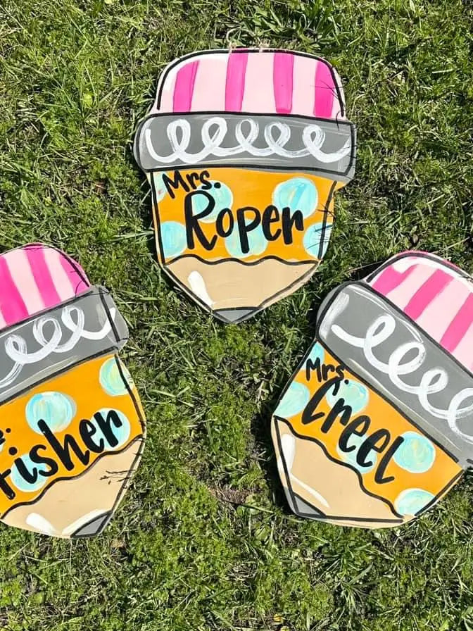 Pencil Door Hanger/ Teacher Appreciation Gift