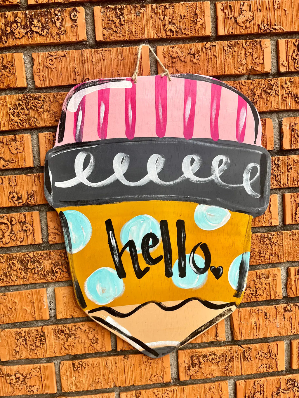 Pencil Door Hanger/ Teacher Appreciation Gift