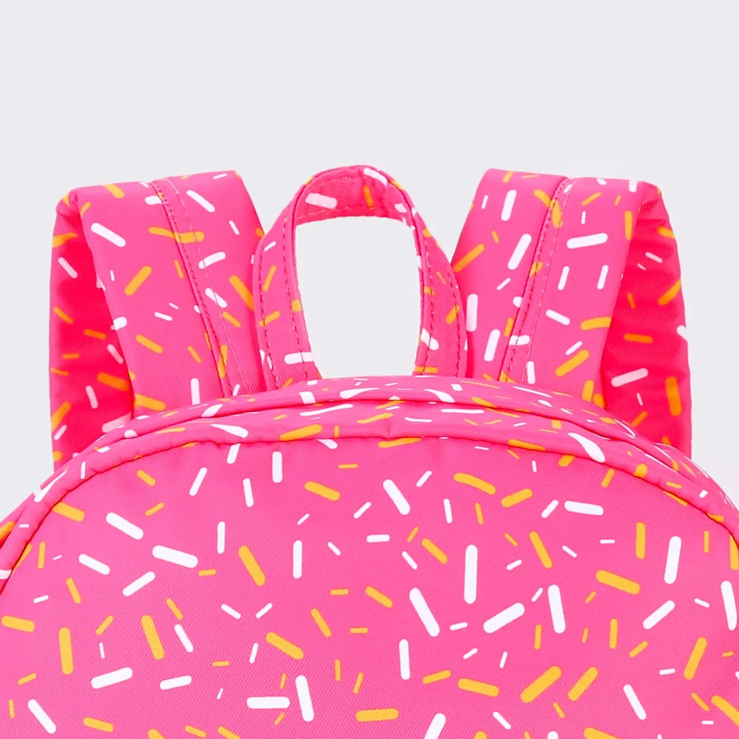 Pink Sprinkle Ice Cream Drip Kids Canvas Backpack (Copy)