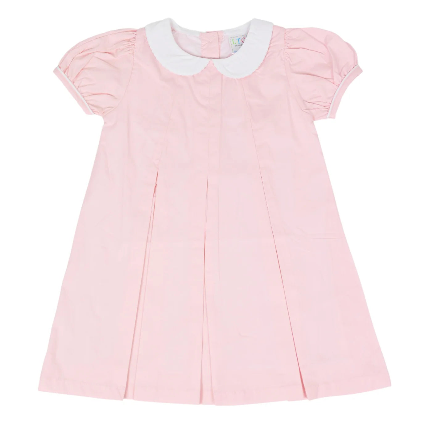 Pleated Peter Pan Collar Dress