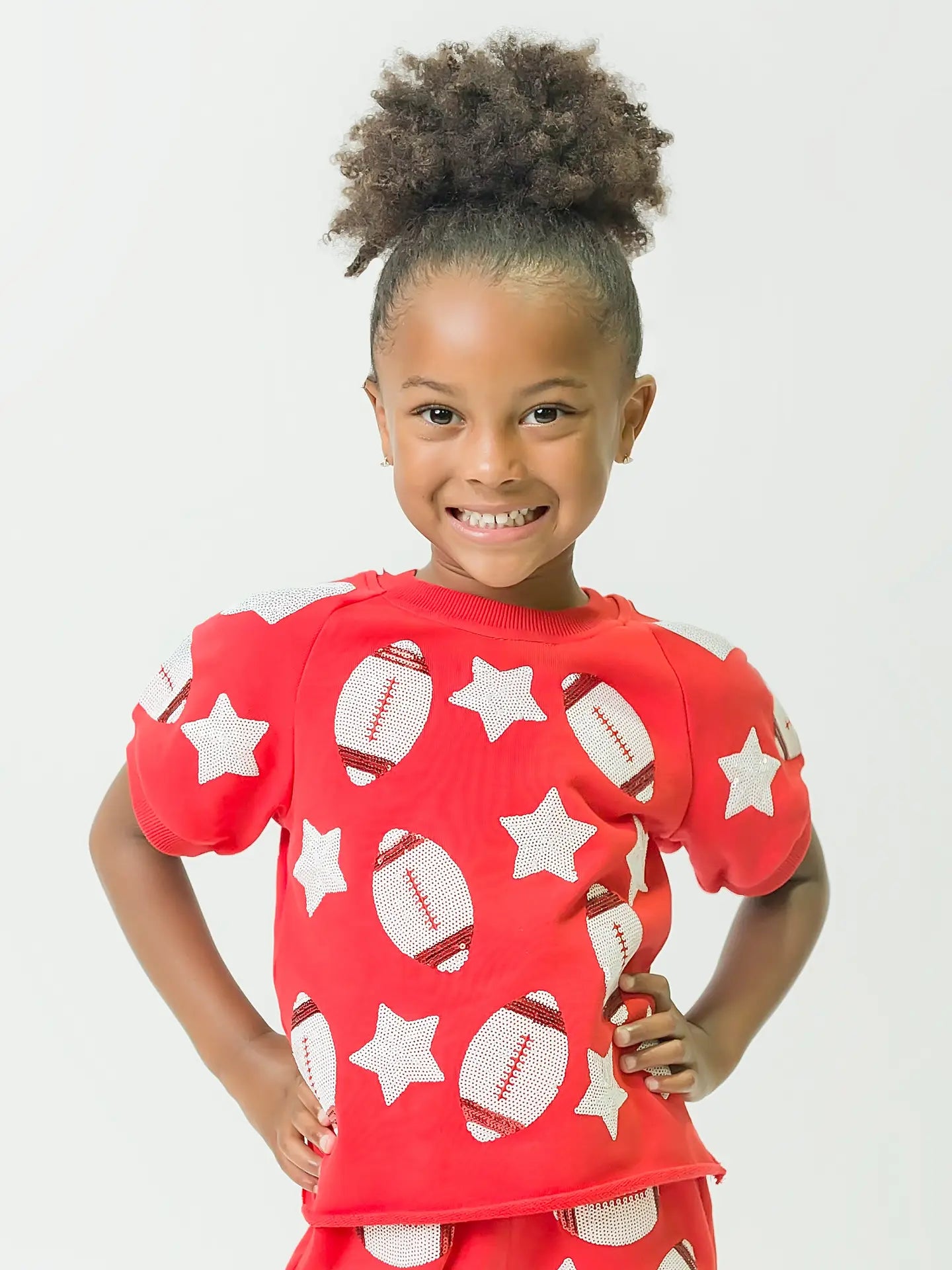 Girl's Football VIP Sequin Shorts